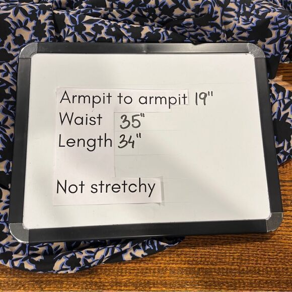 Boat neck long sleeve loose fit a-line floral mini dress - Picture 9 of 12